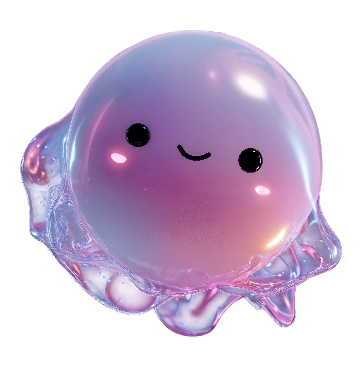 Glossy 3D character
